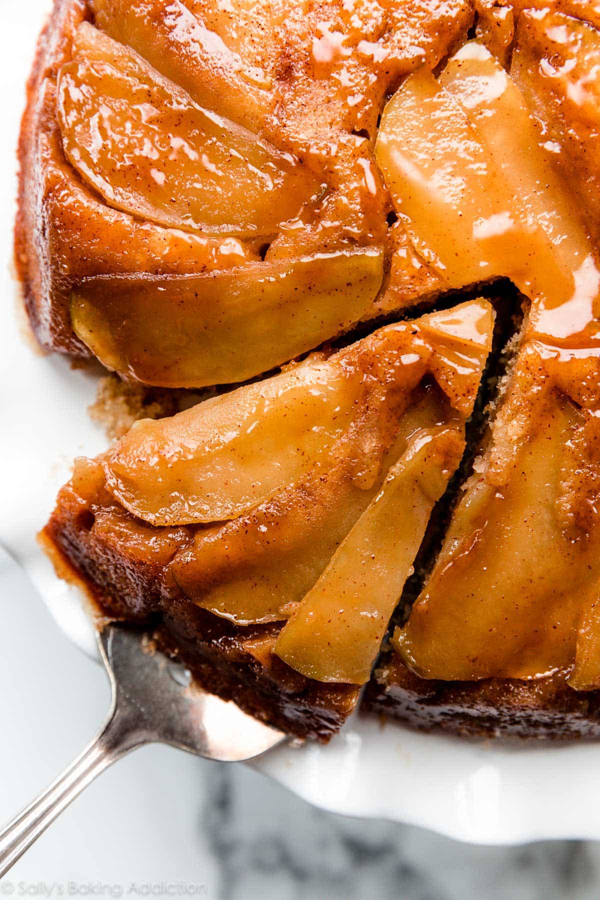 Caramel Apple Upside Down Cake