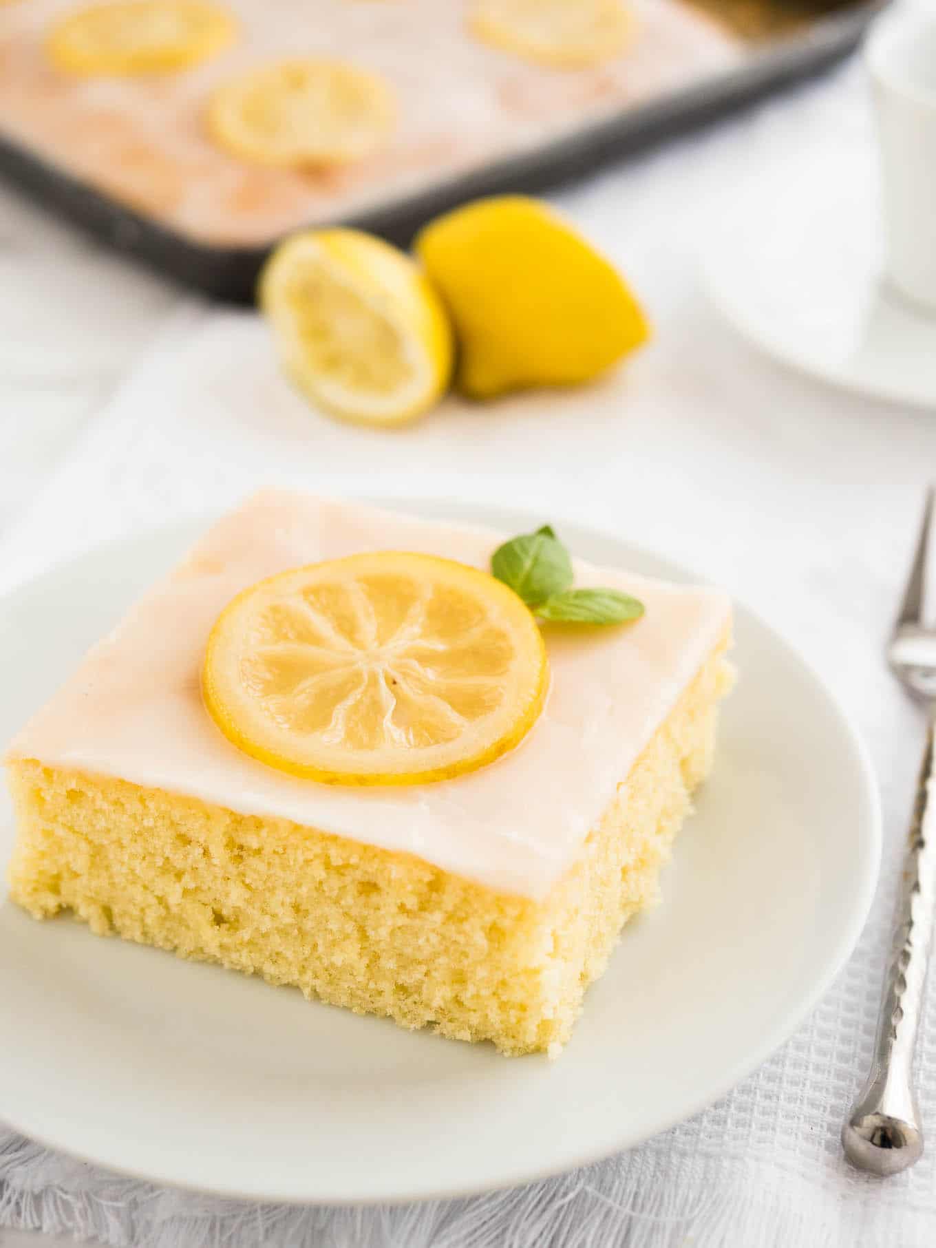 Easy Lemon Sheet Cake