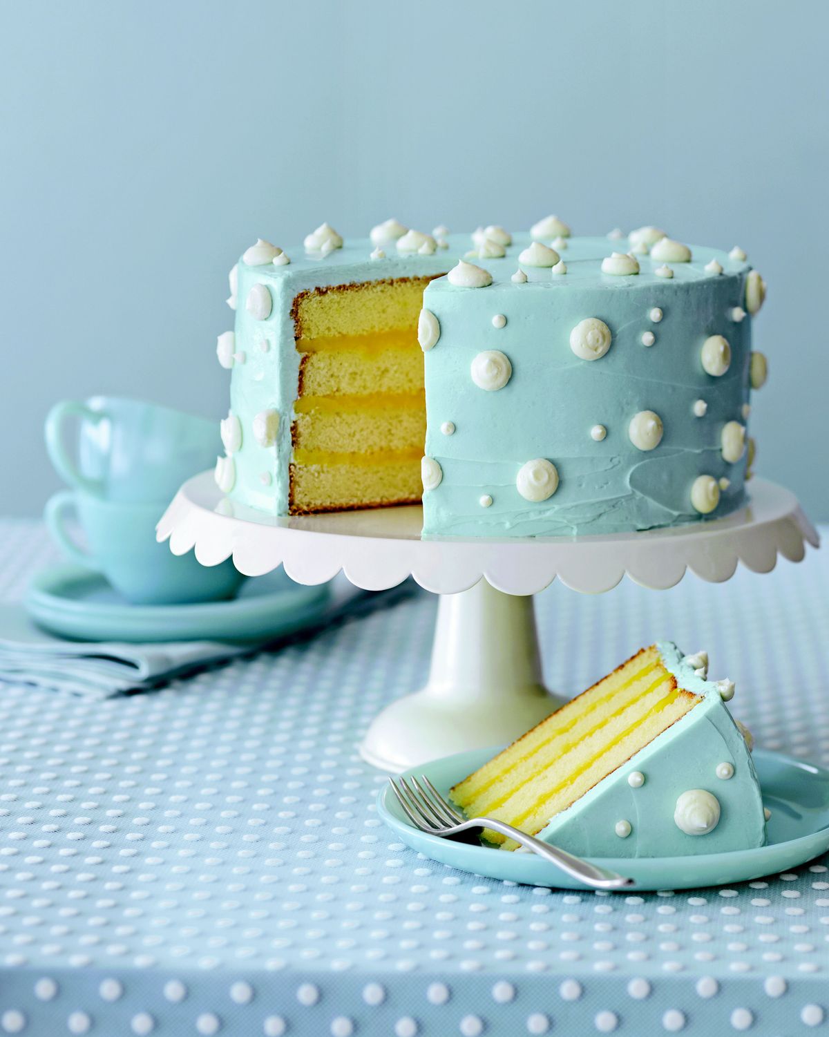 Lemon Cake with Almost Homemade Buttercream