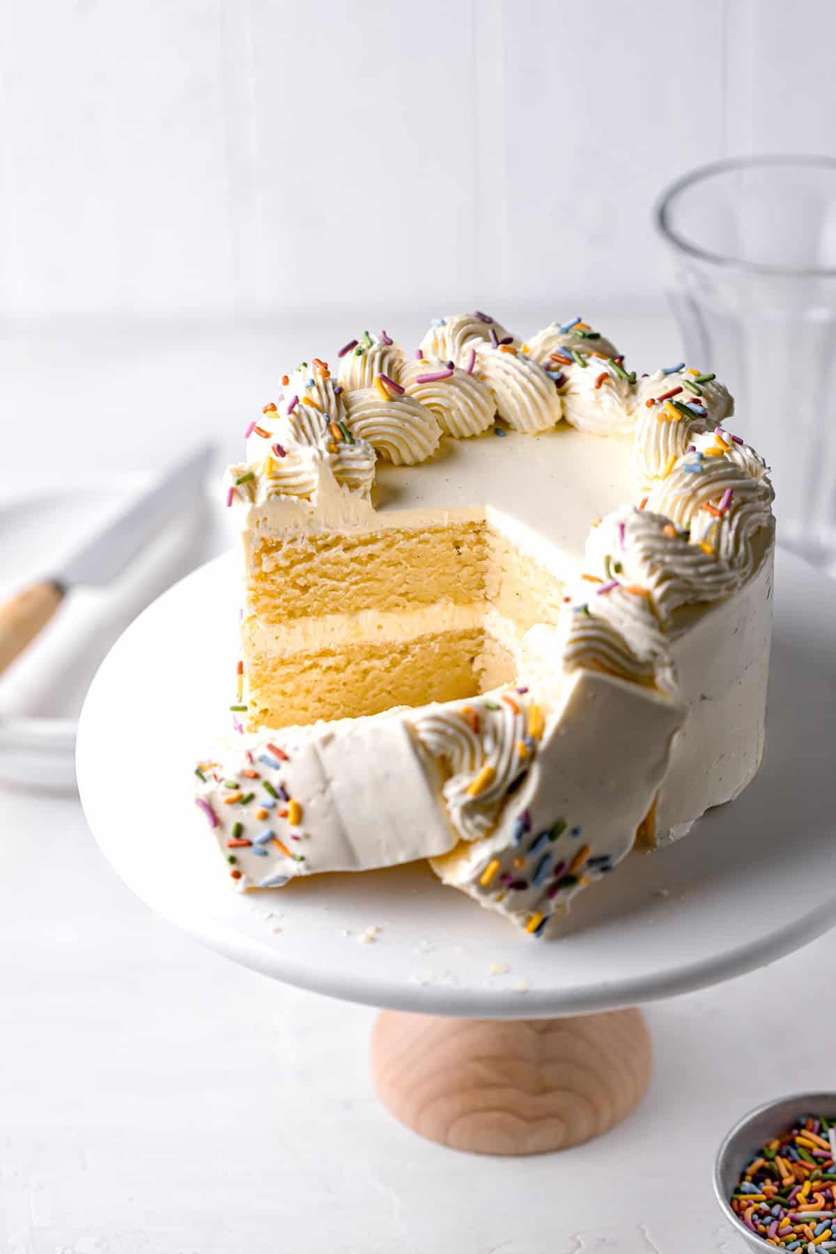 SMALL VANILLA CAKE RECIPE