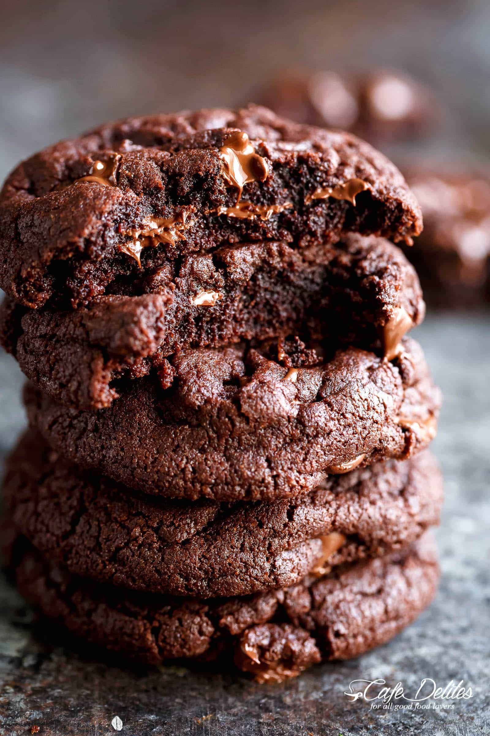 Best fudgy chocolate brownie cookies