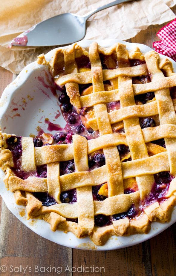 Blueberry Peach Pie