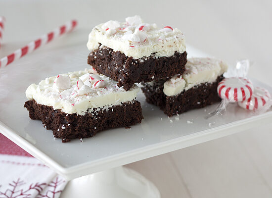 Peppermint Bark Brownies
