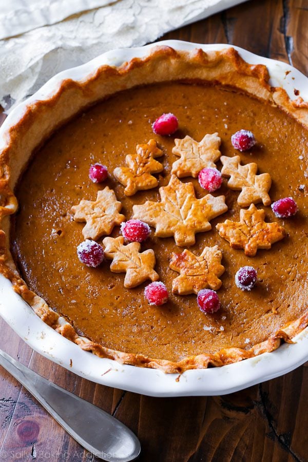 The Great Pumpkin Pie Recipe