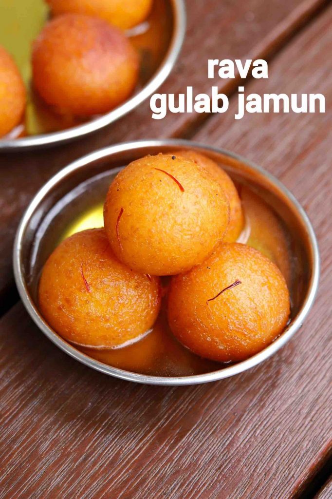 Suji Gulab Jamun