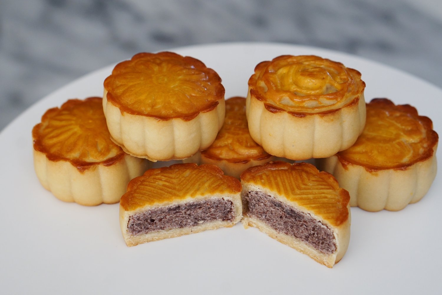 Mooncakes with Mixed Nuts