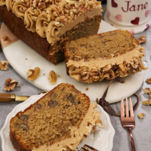 Coffee Walnut Loaf Cake!