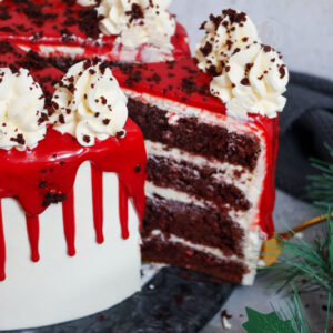 Red Velvet Drip Cake!