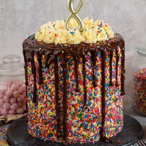 Sprinkle Cake 8th birthday!